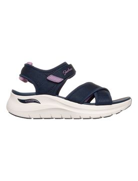 Sandali blu navy con fasce incrociate regolabili ARCH FIT 2.0 SANDAL FEELIN' BRIGHT 37