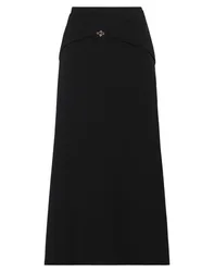 Maxi-Rock Damen Schwarz 38 Damen