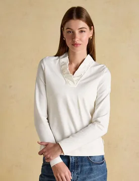 Joules Jersey Top Cream female - Joules - FashionsVida
