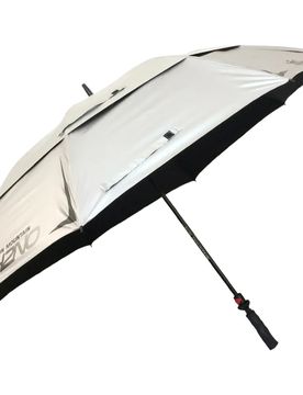Golfschirm UV-Protect H2NO Chrome Serie, schwarz/silber