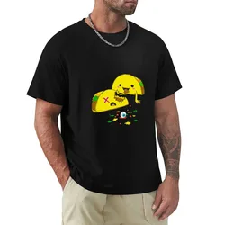 Tacos Eating Tacos T-Shirt Art Pattern Printed Casual Top