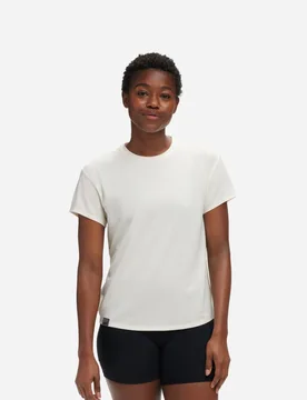 Women's Essential T-Shirt in Eggnog, Size 2XL - HOKA - FashionsVida