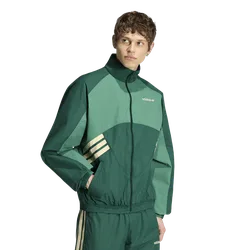 Munich 93 Tracktop Men Track Tops - Green - Size L - Nylon - Green - Size: Large