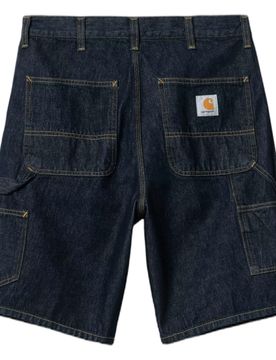 Bermuda single knee short - blue rinsed