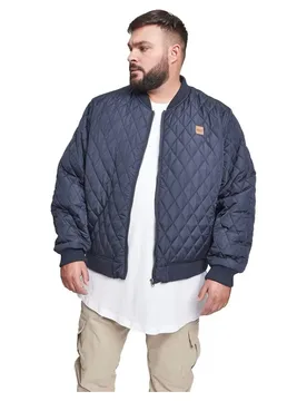 Veste Diamond Nylon Gt Navy Blue 4XL - Urban classics - FashionsVida