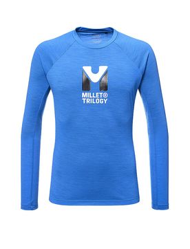 T-shirt de sport Trilogy Wool bleu M