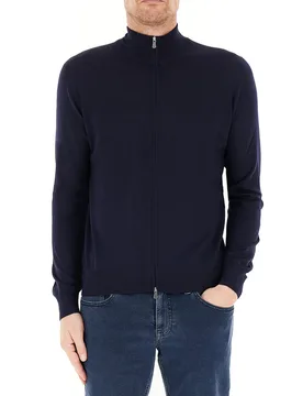 Cardigan con zip BLU NOTTE 58 - Gran Sasso - FashionsVida