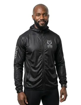 Giacca Waterproof Ultra Light Full Black 2XS