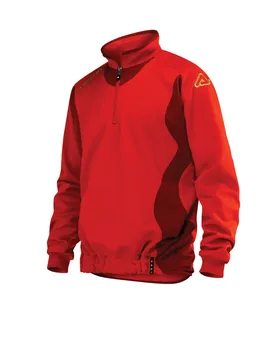 Sweatshirt 1/4 Reißverschluss Kind 4 étoiles - Rouge - male - Size: 11/12 ans - Acerbis - FashionsVida