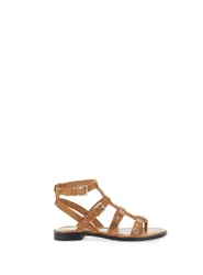 Sandali pelle scamosciata MARRONE CHIARO 41