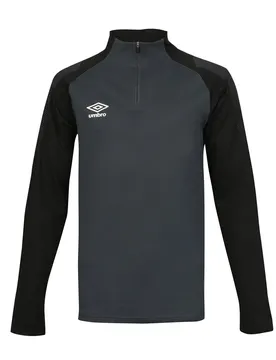 Kinder-Trainingsjacke mit halbem Reißverschluss Chal - Noir - unisex - Size: 12 ans