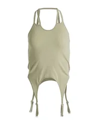 Camiseta de tirantes Mujer Verde militar M Mujer