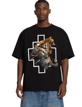 Herren T-Shirt Schwarz 515968