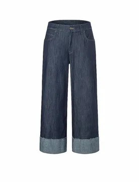 Mac Jeans Wide Leg NEVADA blu 32 - Mac - FashionsVida