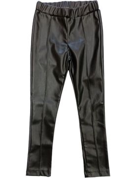 Pantalone Nero Ecopelle 4715G-PN
