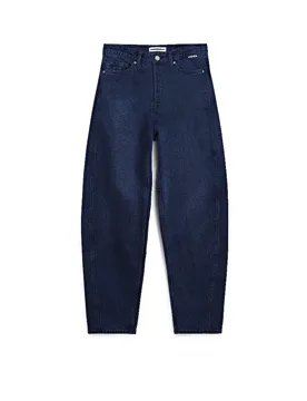 Jeans Barrel Leg BAARELL bleu marine 30/L32 - Armedangels - FashionsVida