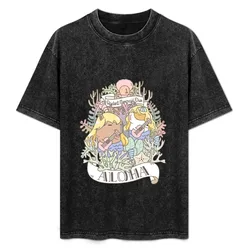 Rodent Mermaid Duo T-Shirt Plus Size Summer Casual T-Shirt