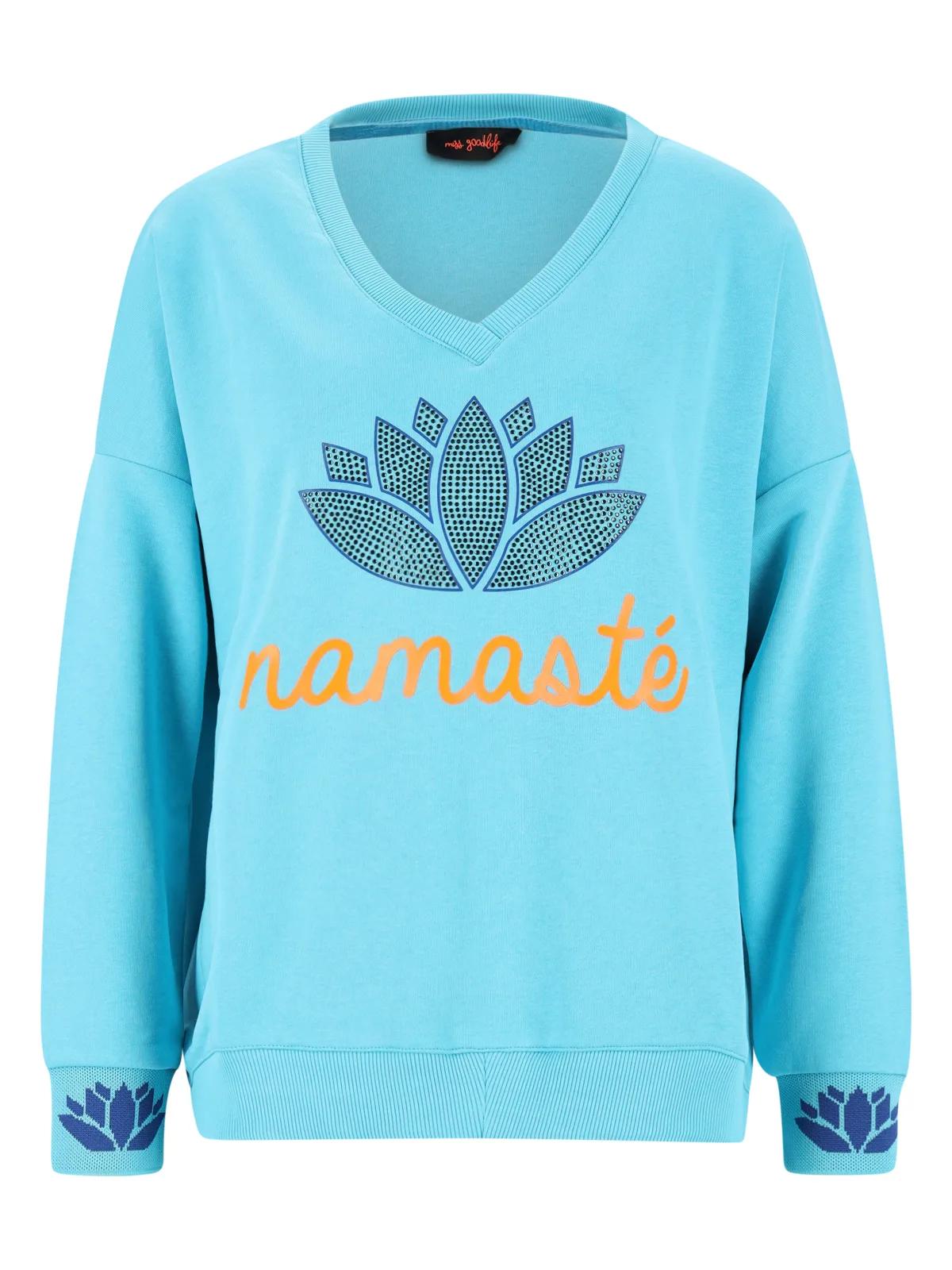 XL V-Neck Namasté Strass female - XL - FashionsVida