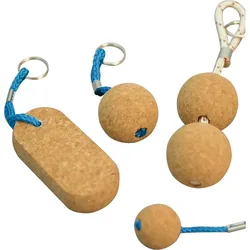 Cork Key Ring 2 Balls 50 Mm 10 Units One Size unisex