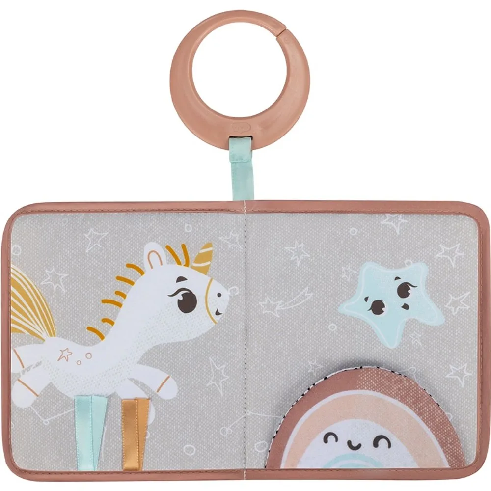 Libro de actividades ¿A dónde viajo?colección Unicorn - Tiny Love - FashionsVida