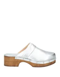 Mules & Clogs Damen Silber 40,41 Damen
