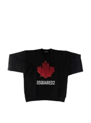 Dsquared2 Felpa girocollo NERO 16Y
