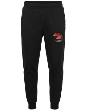 X Hyrox Logo Mens Black Track Pants - Size Large - Puma - FashionsVida
