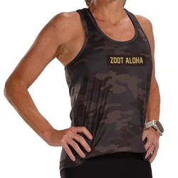 Aloha Sleeveless T-shirt Black L Women
