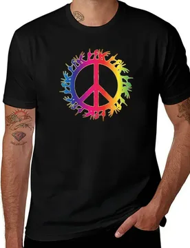 Love peace symbol T-Shirt t shirts for man cotton funny t shirts designer T-Shirt - Aliexpress - FashionsVida