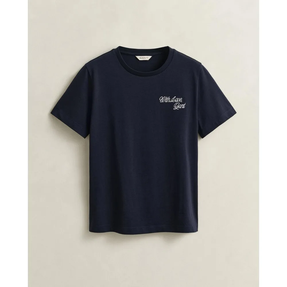 Camiseta de mujer Graphic de manga corta - Gant - FashionsVida