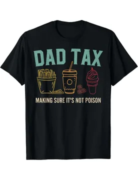 Dad printed T-shirts, fashionable cotton T-shirts with round neck and short sleeves, and comfortable men's T-shirts in summer - Aliexpress - FashionsVida
