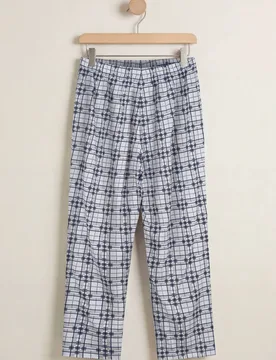 Women's Cotton Jersey Pyjama Bottoms in Grey Size: 18 - Grey - Size: 18 - Enorsia - FashionsVida