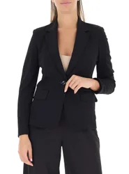 Blazer misto viscosa NERO S
