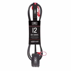 Leash De Surf Premium One Xt Big Wave Black / Grey 12´0´´ unisex
