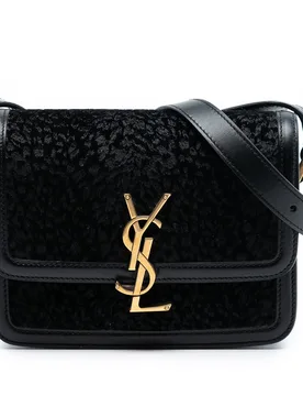 Small Velvet Solferino Satchel In Box - Saint Laurent - FashionsVida