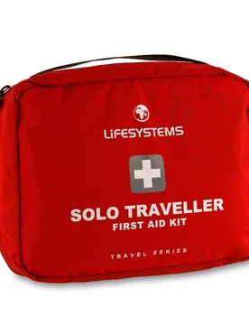 Solo Traveller First Aid Kit Red One Size Unisex - Lifesystems - FashionsVida