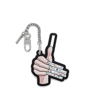 Breloque de sac THE MARC MANI CHARM noir - Marc jacobs - FashionsVida