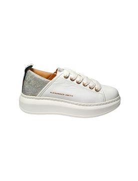 Scarpe Donna Wembley Woman-White Silver