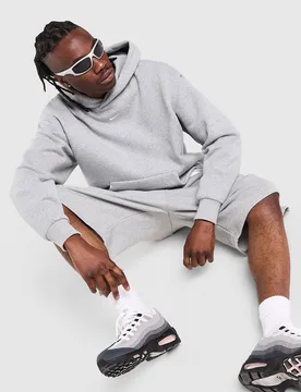 Mens Solo Fleece Hoodie - Grigio, grigio grigio Uomo taglia M - Nike - FashionsVida