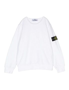 Stone Island Felpa Con Patch