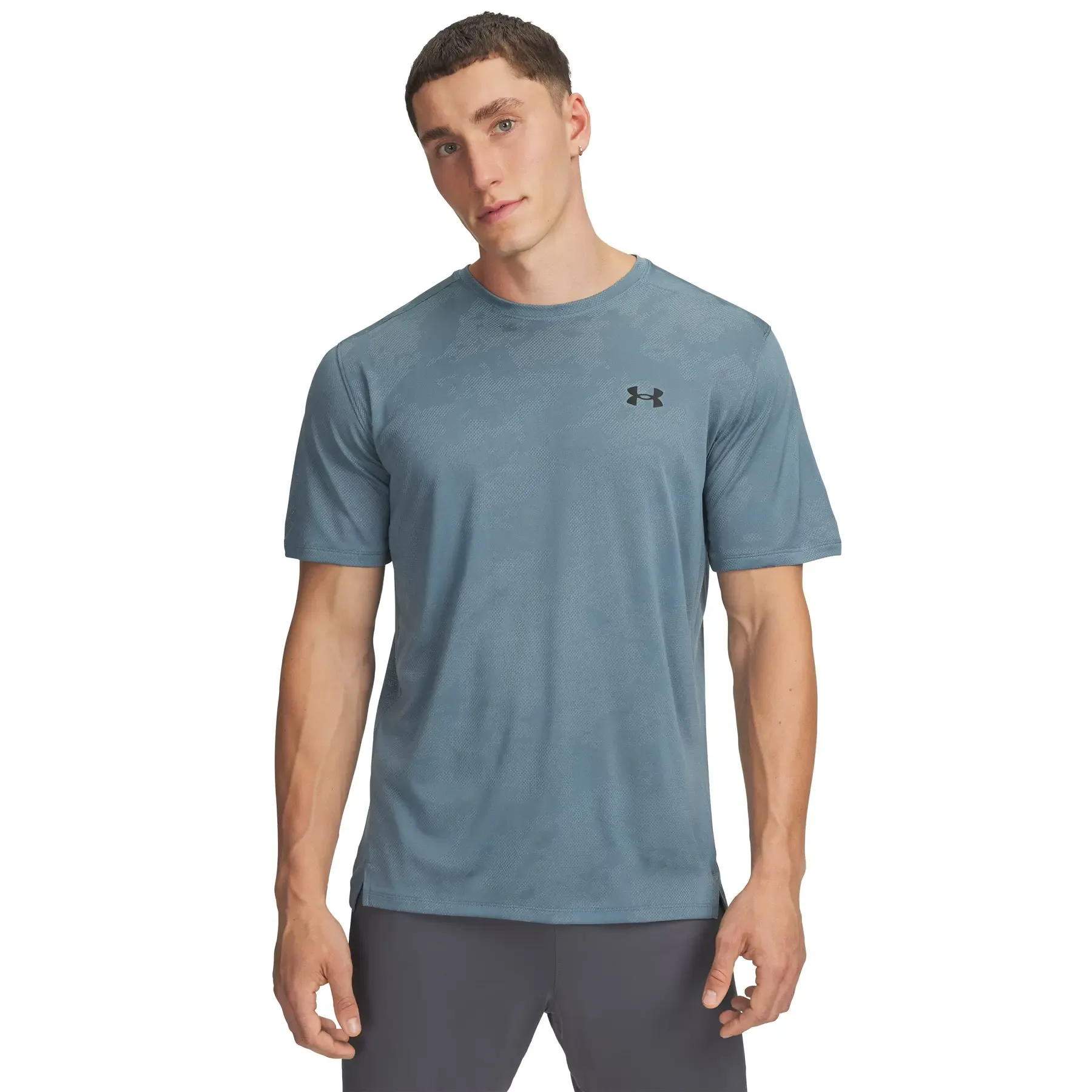 Jacquard-Trikot Tech Vent - Bleu - male - Size: S - Under armour - FashionsVida