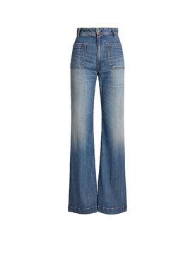 POLO Jeans Flared Fit blau 27 damen