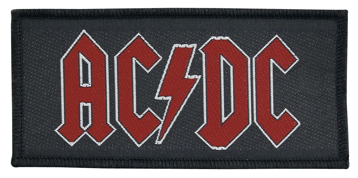 Patch - Red Logo - schwarz/rot - Lizenziertes Merchandise! - None - unisex - AC/DC - FashionsVida