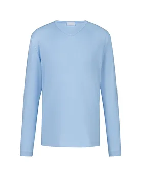 Camisa de pijama azul azul claro XL - Mey - FashionsVida