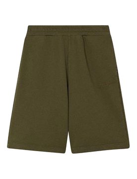 Shorts Con Logo Ricamato