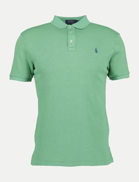 Polo Poloshirt mit Logo-Stickerei Grün XXL