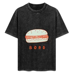 B O R G T-Shirt Big and Tall Casual T-Shirt