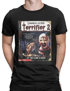 Horror Movie Scary Terrifier 2 Pure Cotton Clothing 2022 Fashion Short Sleeve Round Neck Tee Shirt Birthday Present T-Shirt - Aliexpress - FashionsVida