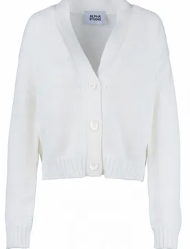 Cardigan - 471112 - Latte - ALPHA STUDIO - FashionsVida