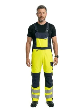 Combinaison Avec Poches Pour Genouillères Multisafe 13869 Hi-Vis Yellow / Dark Navy 66 - MASCOT - FashionsVida
